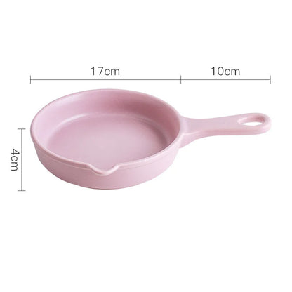 Ceramic Non-Stick Frying Pans Mini Breakfast Steak Omelette Pan Cooking Pots Kitchen Cookware Saucepan Skillet for Gas Stoves
