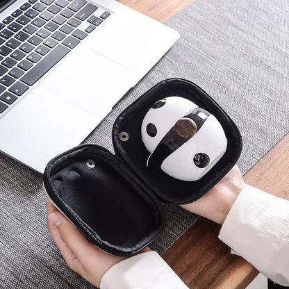 Ceramic Panda Teapots with 2 Cups A Tea Sets Portable Travel Office Chinese Tea Set  Mini Carrying Bag Filter Tea Cup Fine Gift