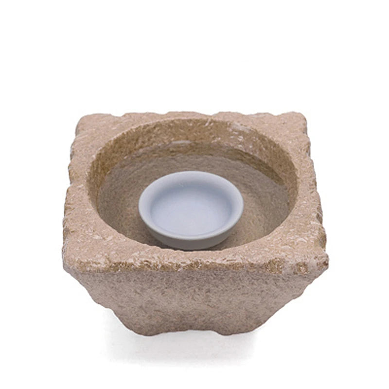Ceramic Rock Mud Imitation Stone Tea Washing Pen Wash Tea Cups, Household Tea Set Accessories, Extra Large Basin