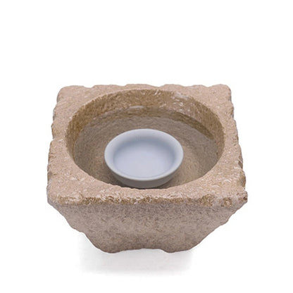 Ceramic Rock Mud Imitation Stone Tea Washing Pen Wash Tea Cups, Household Tea Set Accessories, Extra Large Basin