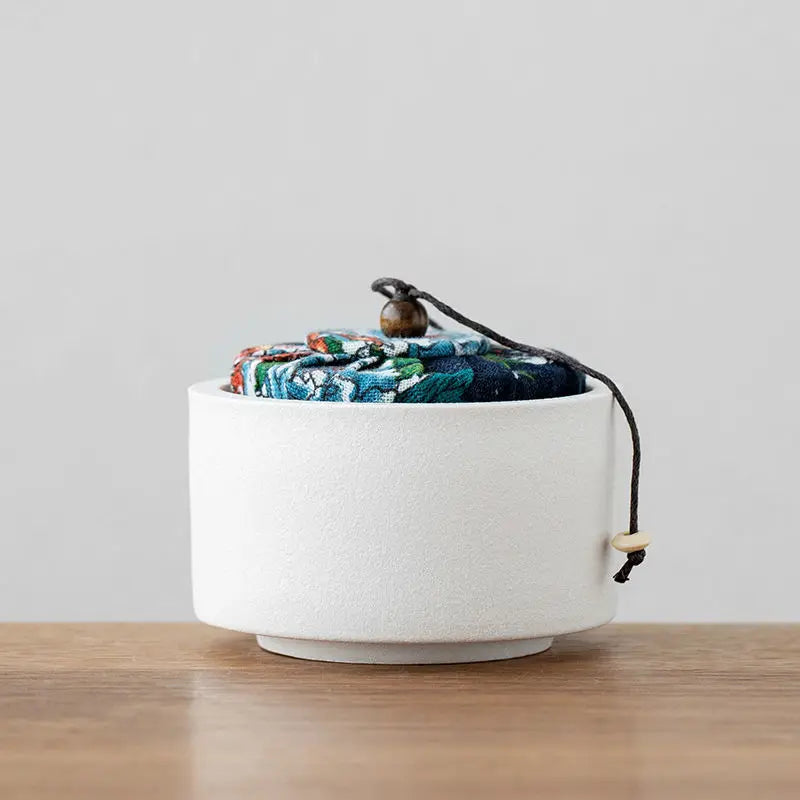 Ceramic Tea Caddies, Coffee Storage Jar, Tea Box, Coffee Container, Tin