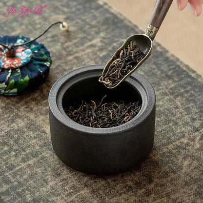 Ceramic Tea Caddies, Coffee Storage Jar, Tea Box, Coffee Container, Tin