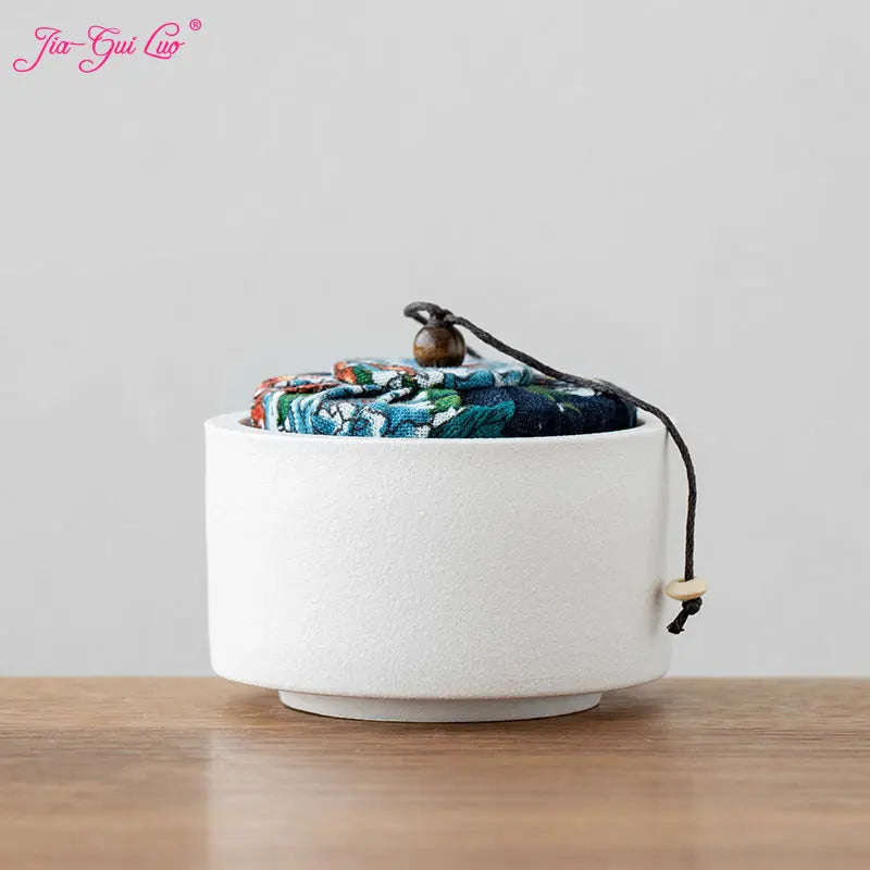 Ceramic Tea Caddies, Coffee Storage Jar, Tea Box, Coffee Container, Tin
