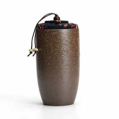 Ceramic Tea Caddies, Tea Box, Dried Fruit Storage Cans, Sealed Bottle, Tea Accessories, Pu'er Tieguanyin Gift
