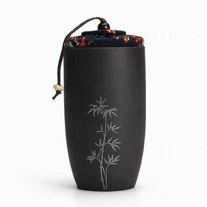 Ceramic Tea Caddies, Tea Box, Dried Fruit Storage Cans, Sealed Bottle, Tea Accessories, Pu'er Tieguanyin Gift