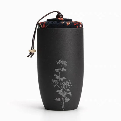 Ceramic Tea Caddies, Tea Box, Dried Fruit Storage Cans, Sealed Bottle, Tea Accessories, Pu'er Tieguanyin Gift
