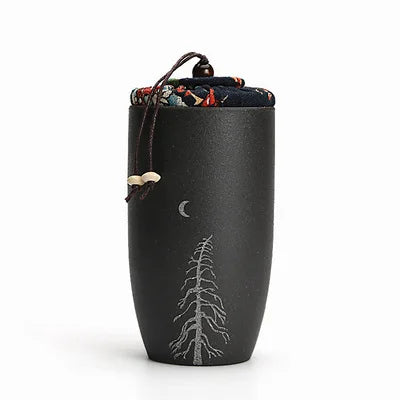 Ceramic Tea Caddies, Tea Box, Dried Fruit Storage Cans, Sealed Bottle, Tea Accessories, Pu'er Tieguanyin Gift