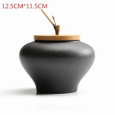 Ceramic Tea caddies Tea Box  Dried Fruit Storage Tank  Sealed Bottle  Tea Accessories  Home Sealed Cans  Storage Gifts