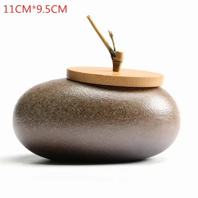 Ceramic Tea caddies Tea Box  Dried Fruit Storage Tank  Sealed Bottle  Tea Accessories  Home Sealed Cans  Storage Gifts