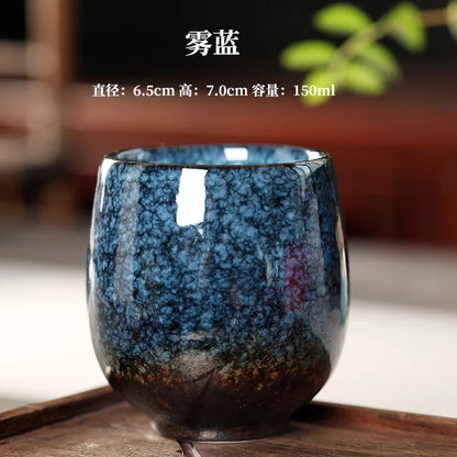 Ceramic  Teacup 150ML Japanese Style  Small Ceramic Cups Japanese Cuisine  Kung Fu Tea Set  Tea Cup