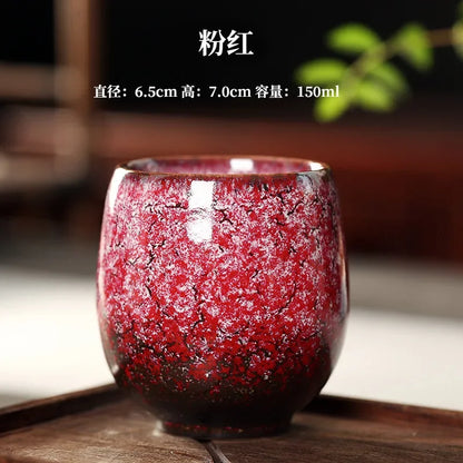 Ceramic  Teacup 150ML Japanese Style  Small Ceramic Cups Japanese Cuisine  Kung Fu Tea Set  Tea Cup