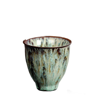Ceramic Teacup Cups Tea Set with Modern Tea Set Siteel Tazas De Ceramica Creativas China Tea Cup I074