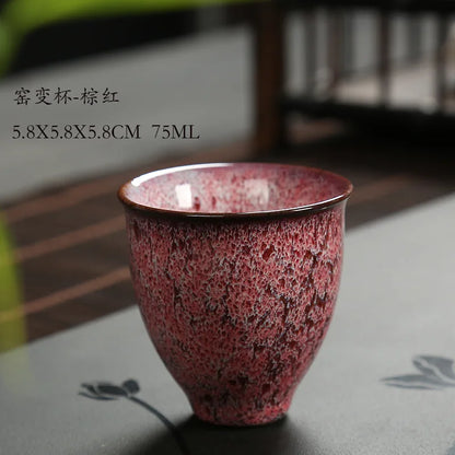 Ceramic Teacup Cups Tea Set with Modern Tea Set Siteel Tazas De Ceramica Creativas China Tea Cup I074