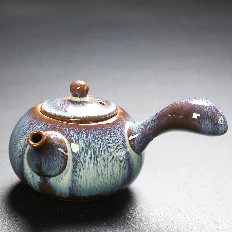 Ceramic Teapots Tea Set and Coffee Teapot for Tea Jianzhan Kiln Change Pots Yixing Zisha Teapot Clay Heated Kettle Kettle Gaiwan