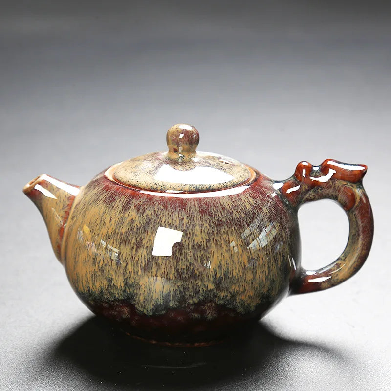 Ceramic Teapots Tea Set and Coffee Teapot for Tea Jianzhan Kiln Change Pots Yixing Zisha Teapot Clay Heated Kettle Kettle Gaiwan