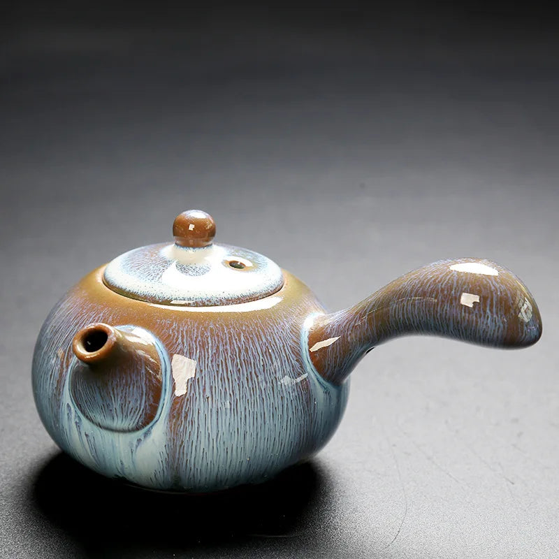 Ceramic Teapots Tea Set and Coffee Teapot for Tea Jianzhan Kiln Change Pots Yixing Zisha Teapot Clay Heated Kettle Kettle Gaiwan