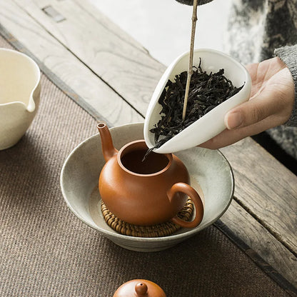Ceramic Whiteware Tea  Lard White Ceramic Handmade Tea Tea Kung Fu Tea Set Tea Art Tea Ceremony Parts Tea Infuser Tea Filter