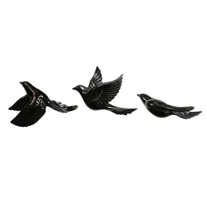 Ceramic bird pigeon wall decoration wall hanging creative wall decoration bedroom living room TV background wall pendant