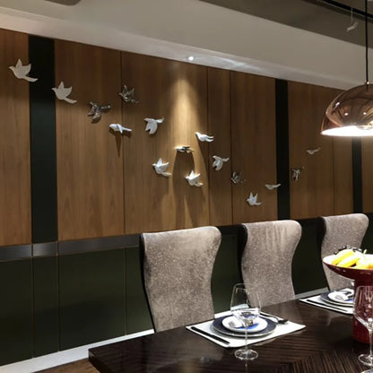 Ceramic bird pigeon wall decoration wall hanging creative wall decoration bedroom living room TV background wall pendant