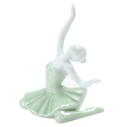 Ceramic decorations Crafts Tea pet Character decorations Home living room Girls Ballet Yoga
