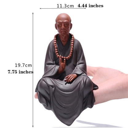 Ceramic statue of Master Hongichi  high temperature firing Buddhist figures  Modern art sculpture Home attic decoration statue