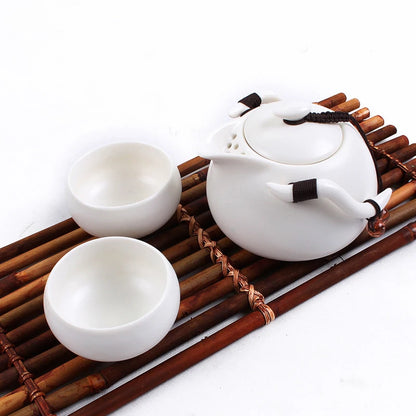 Ceramic teapot kettle gaiwan tea cup for puer chinese tea pot portable tea set drinkware  Free shipping