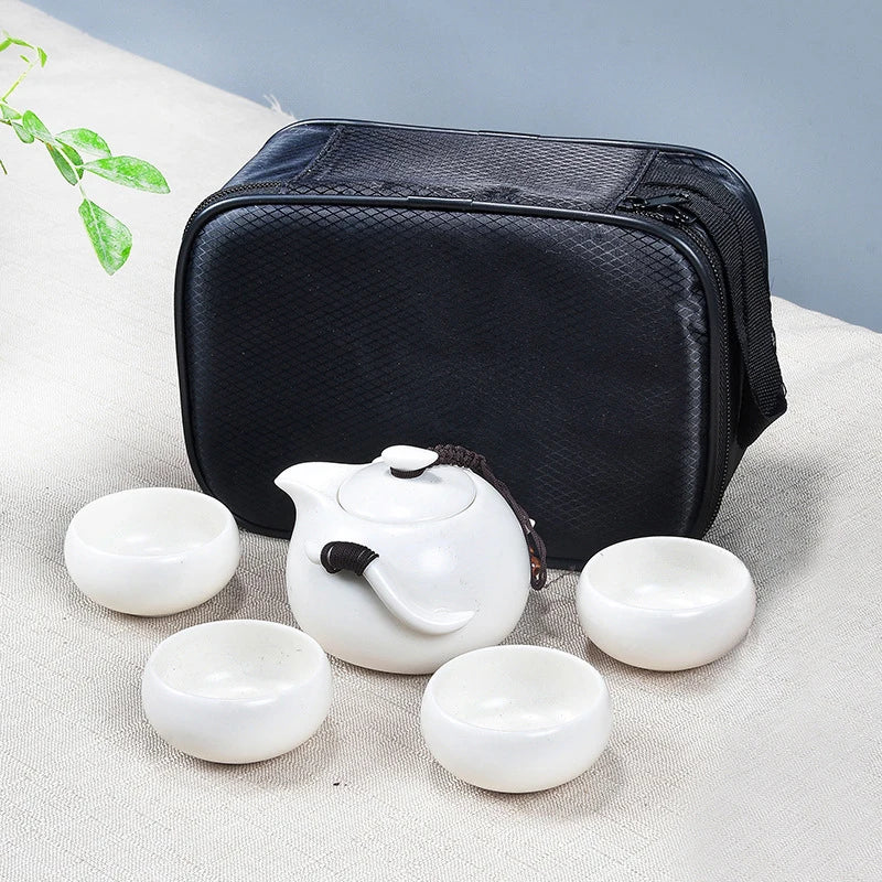 Ceramic teapot kettle gaiwan tea cup for puer chinese tea pot portable tea set drinkware  Free shipping