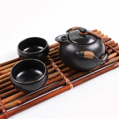 Ceramic teapot kettle gaiwan tea cup for puer chinese tea pot portable tea set drinkware  Free shipping