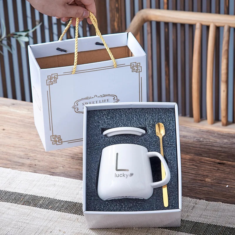 Ceramics Coffee Cup Plug in Smart Thermostatic Cup For Home Office Milk Tea Water Heating Mat 55℃ Heating Mugs Ceramic Gift Set