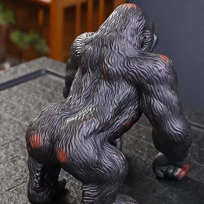 Ceramics Gorilla  Animal Figure Statue Traditional Art Sculpture Deluxe Home Living Room, Tea Room Office Decoration Accessories