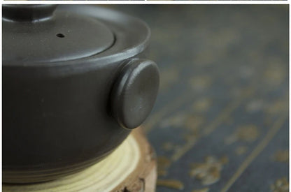 Ceramics black Tea set Include 1 Pot 1 Cup, Travel teapot  elegant gaiwan,Beautiful and easy teapot kettle,kung fu teaset