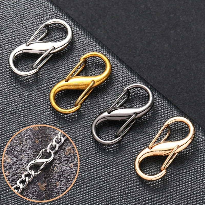 Chain Bag Adjustment Buckle Clasp Hook DIY for Handbag Shoulder Crossbody Bags
