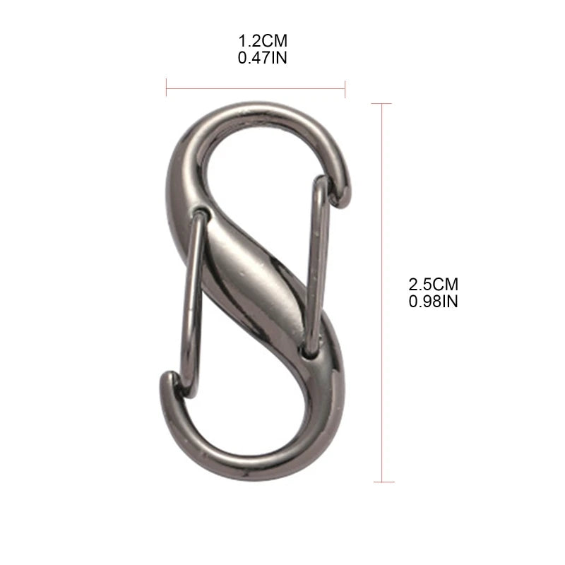Chain Bag Adjustment Buckle Clasp Hook DIY for Handbag Shoulder Crossbody Bags