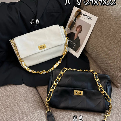 Chain bag 2024 early spring new handbag shoulder bag simple crossbody bag luxury handbags