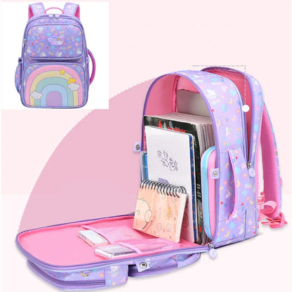 Characteristic Girls School Bag Primary Schoolbags Children Backpack Large Capacity Bag Waterproof Backpacks Multiple Pockets