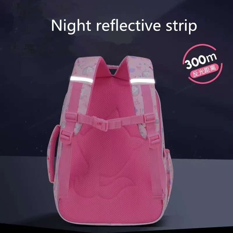 Characteristic Girls School Bag Primary Schoolbags Children Backpack Large Capacity Bag Waterproof Backpacks Multiple Pockets