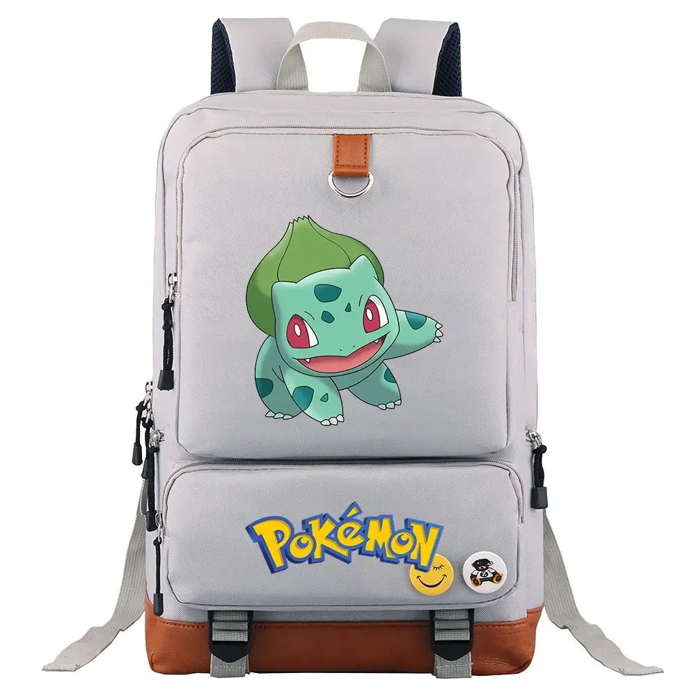 Charmander Squirtle Gengar Boys Girls Kids School Book Bags Women Bagpack Teenagers Canvas Men Laptop Travel Student Backpack
