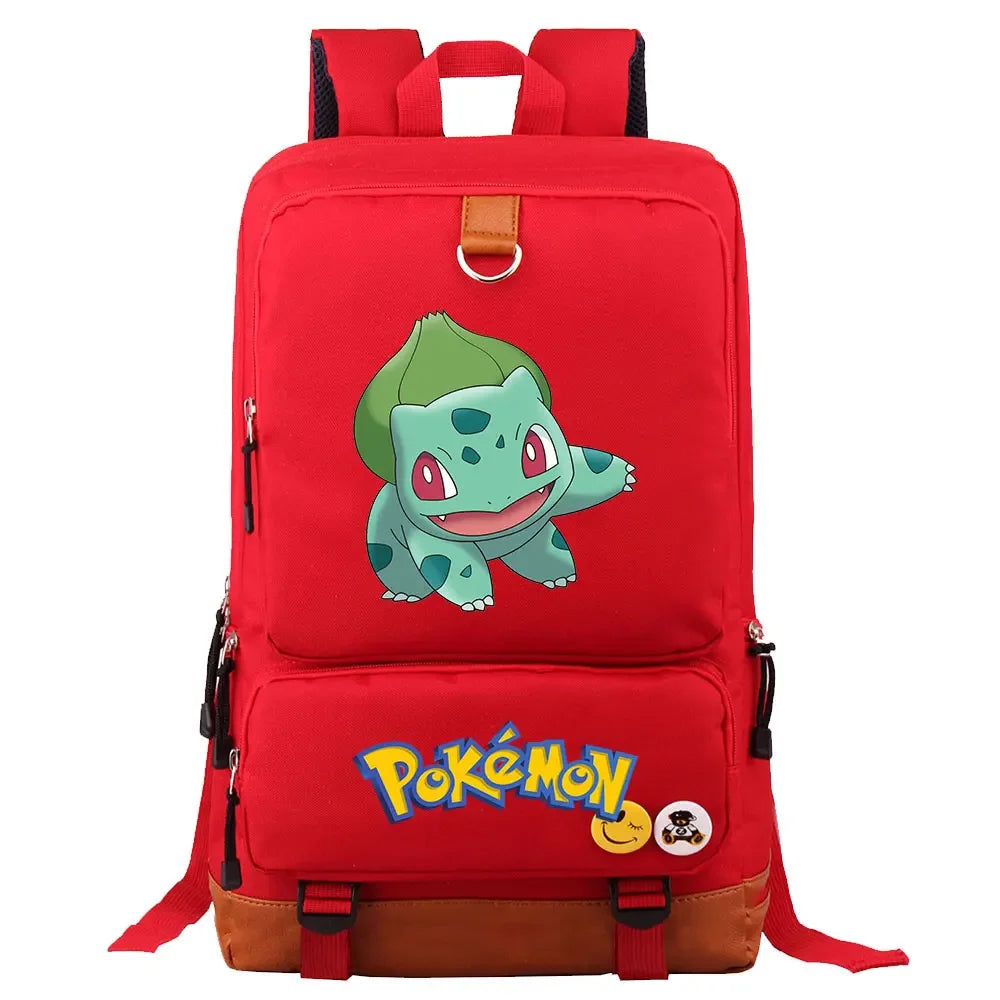 Charmander Squirtle Gengar Boys Girls Kids School Book Bags Women Bagpack Teenagers Canvas Men Laptop Travel Student Backpack