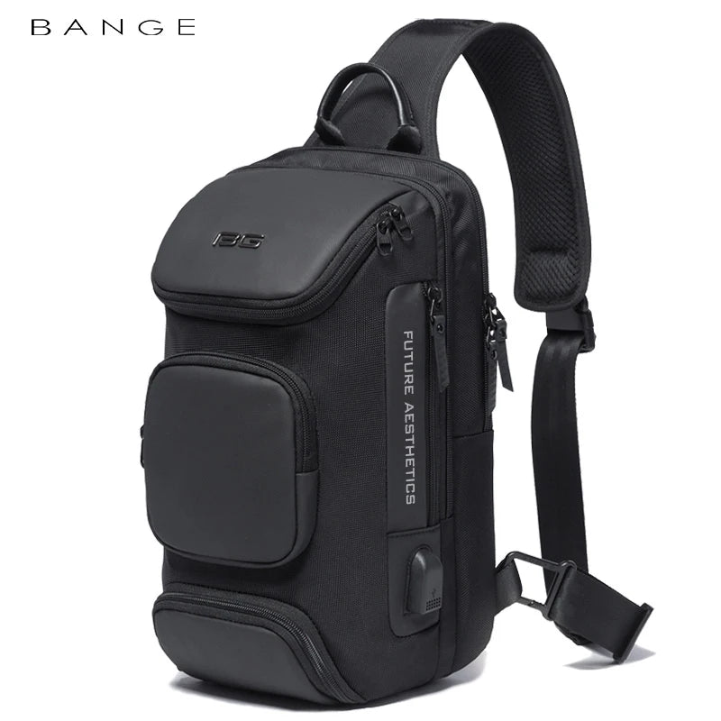 Chest Bag Men Multi functional Men's Oxford Crossbody Bag Shoulder Bags Short Trip Messenger Simple Elegant Chest Bag Pack