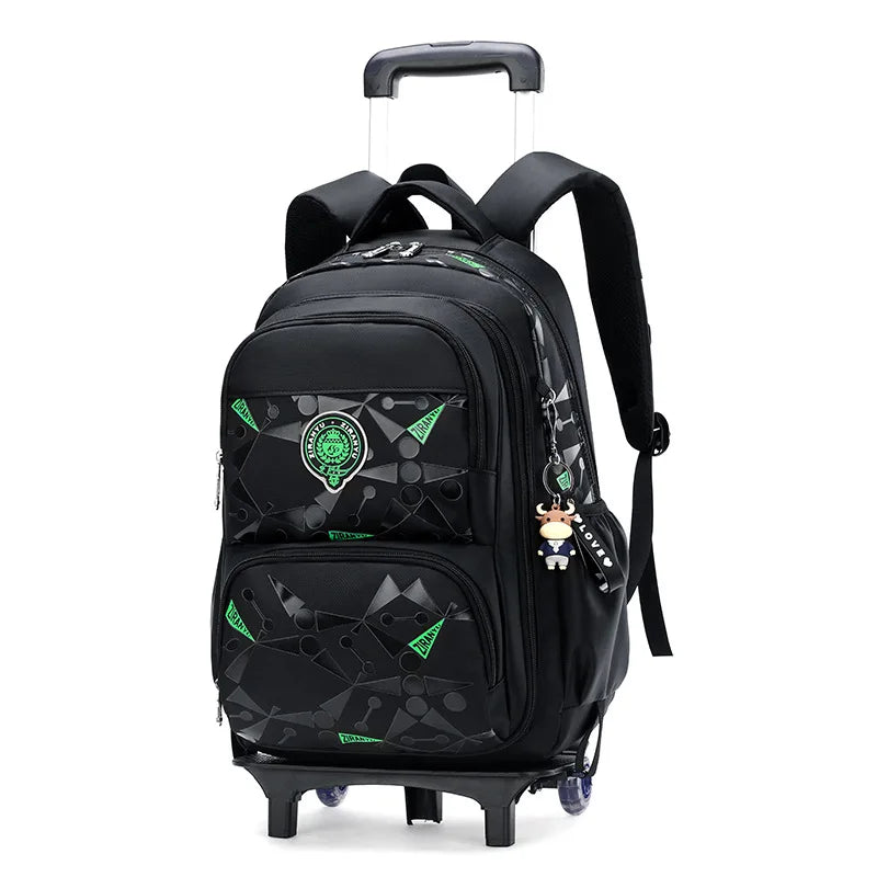 Child luggage school bag On wheels students school Backpack can climb stairs Casual suitcase 6-13 years Children travel backpack