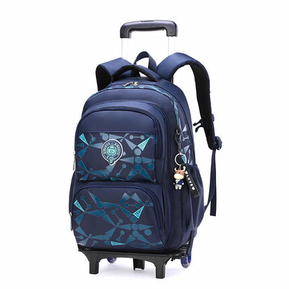 Child luggage school bag On wheels students school Backpack can climb stairs Casual suitcase 6-13 years Children travel backpack