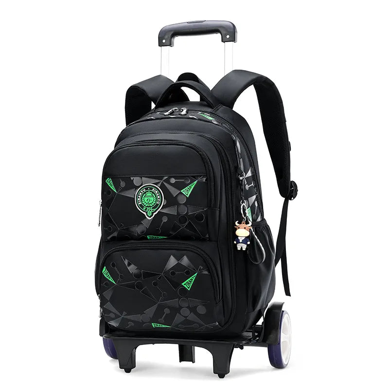 Child luggage school bag On wheels students school Backpack can climb stairs Casual suitcase 6-13 years Children travel backpack