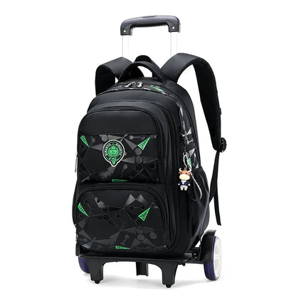 Child luggage school bag On wheels students school Backpack can climb stairs Casual suitcase 6-13 years Children travel backpack