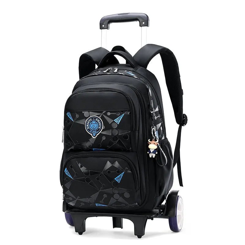 Child luggage school bag On wheels students school Backpack can climb stairs Casual suitcase 6-13 years Children travel backpack
