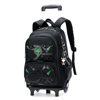 Child luggage school bag On wheels students school Backpack can climb stairs Casual suitcase 6-13 years Children travel backpack