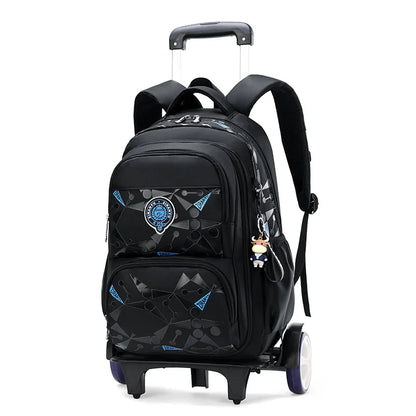 Child luggage school bag On wheels students school Backpack can climb stairs Casual suitcase 6-13 years Children travel backpack