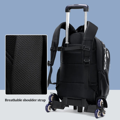 Child luggage school bag On wheels students school Backpack can climb stairs Casual suitcase 6-13 years Children travel backpack