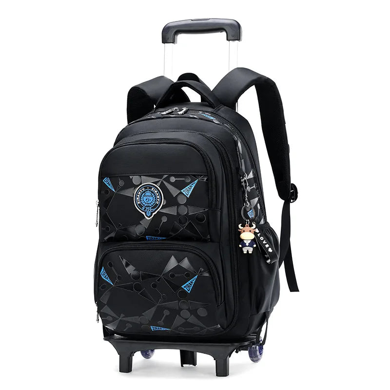 Child luggage school bag On wheels students school Backpack can climb stairs Casual suitcase 6-13 years Children travel backpack