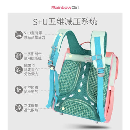 Children Bags For Girls Kids Orthopedic Backpack Primary Schoolbag Book Bag Travel Fashion