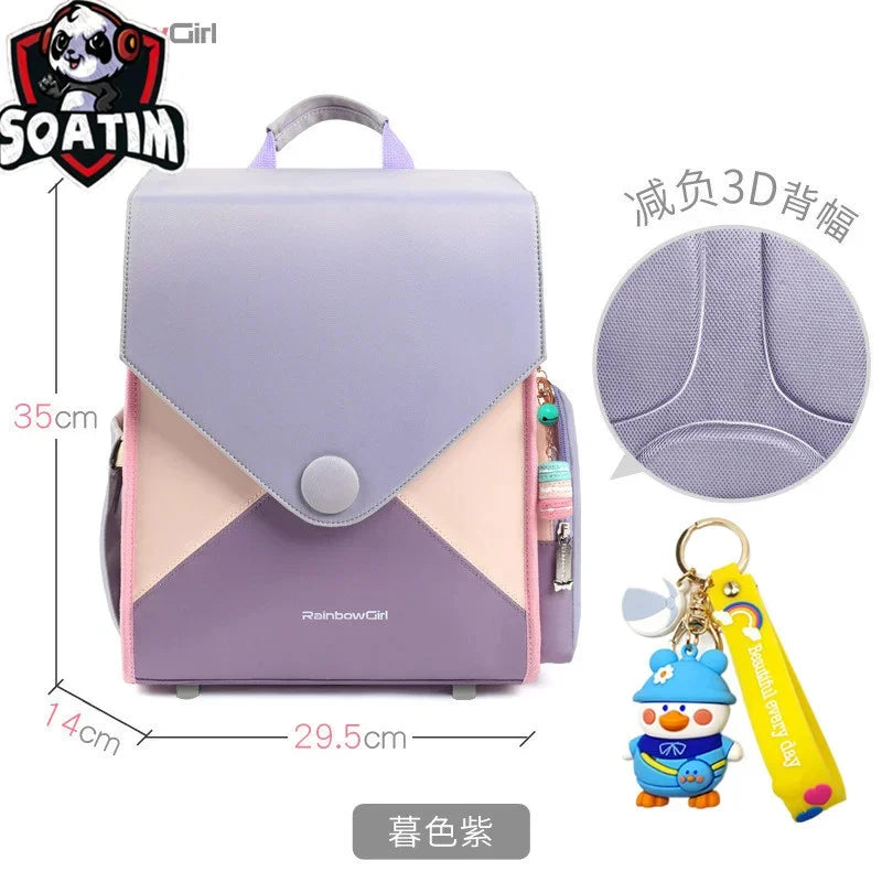 Children Bags For Girls Kids Orthopedic Backpack Primary Schoolbag Book Bag Travel Fashion
